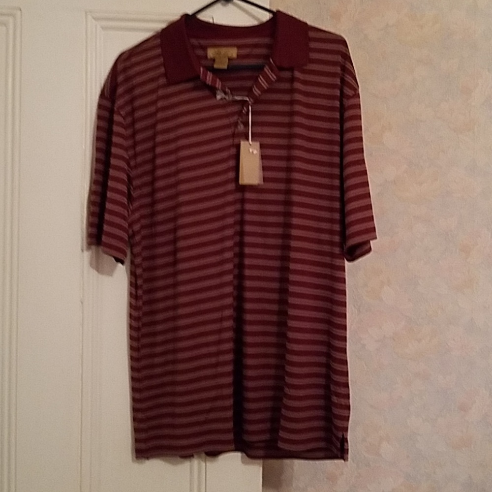 Men's Short Sleeve Shirt-Polo Style Sz. L